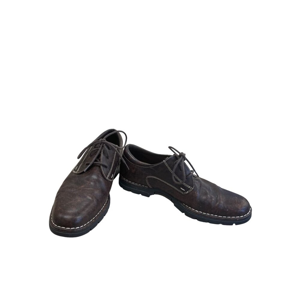 Cole Haan Mens Brown Leather Lace-Up Oxford Dress Shoes Size 9M SKU 8398